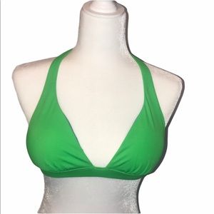 Victoria's Secret Women's Bikini Halter Top Green